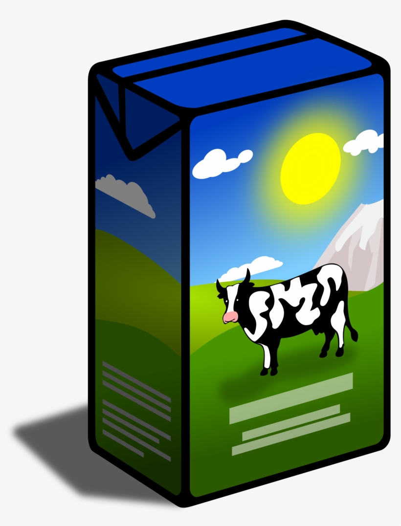 Detail Carton Of Milk Clipart Nomer 12