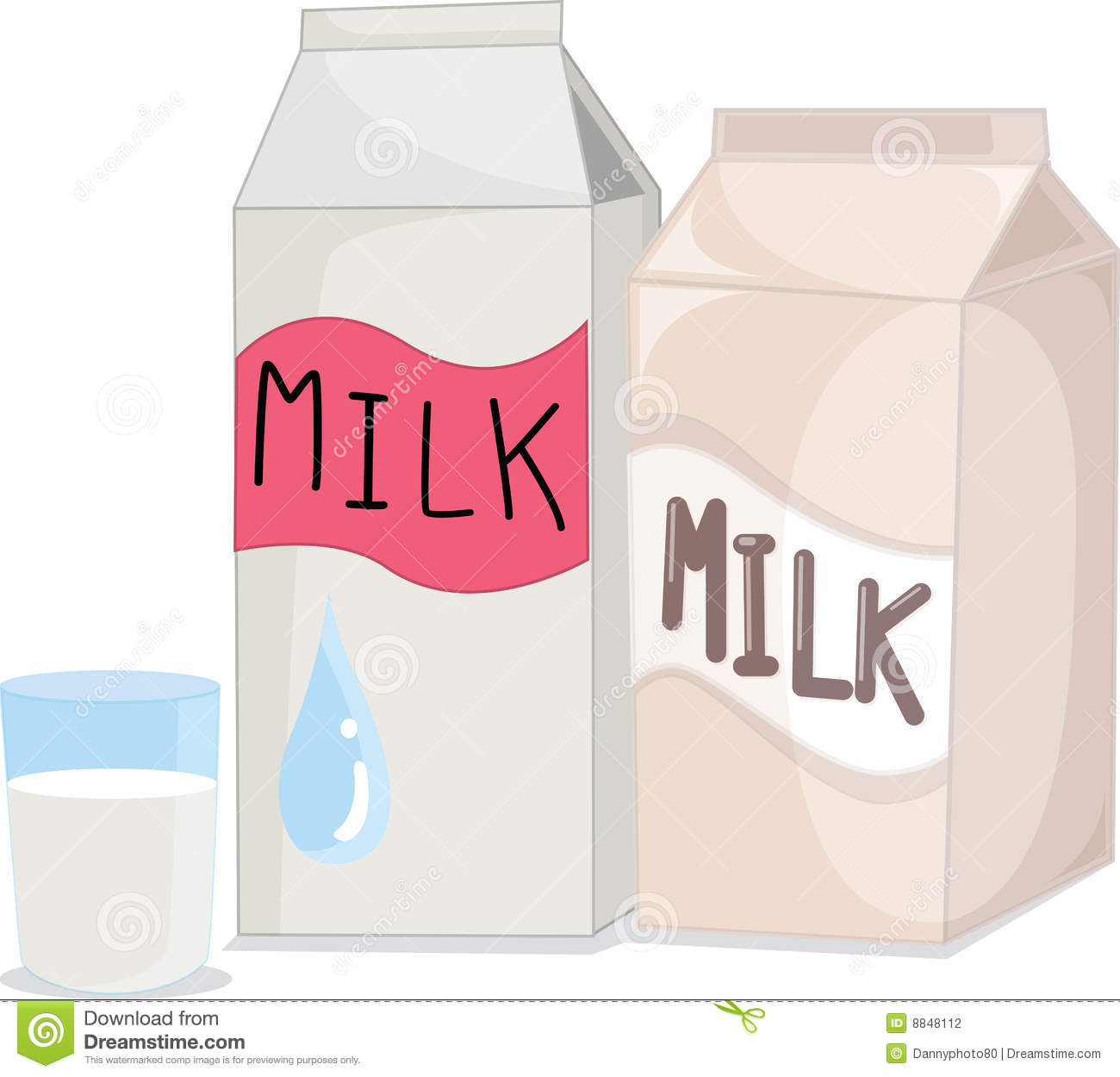 Detail Carton Of Milk Clipart Nomer 31