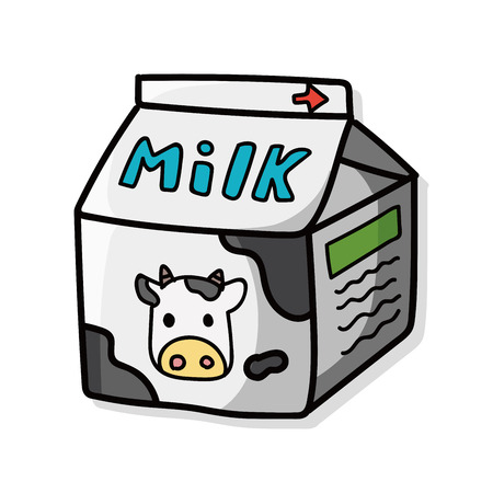 Detail Carton Of Milk Clipart Nomer 5