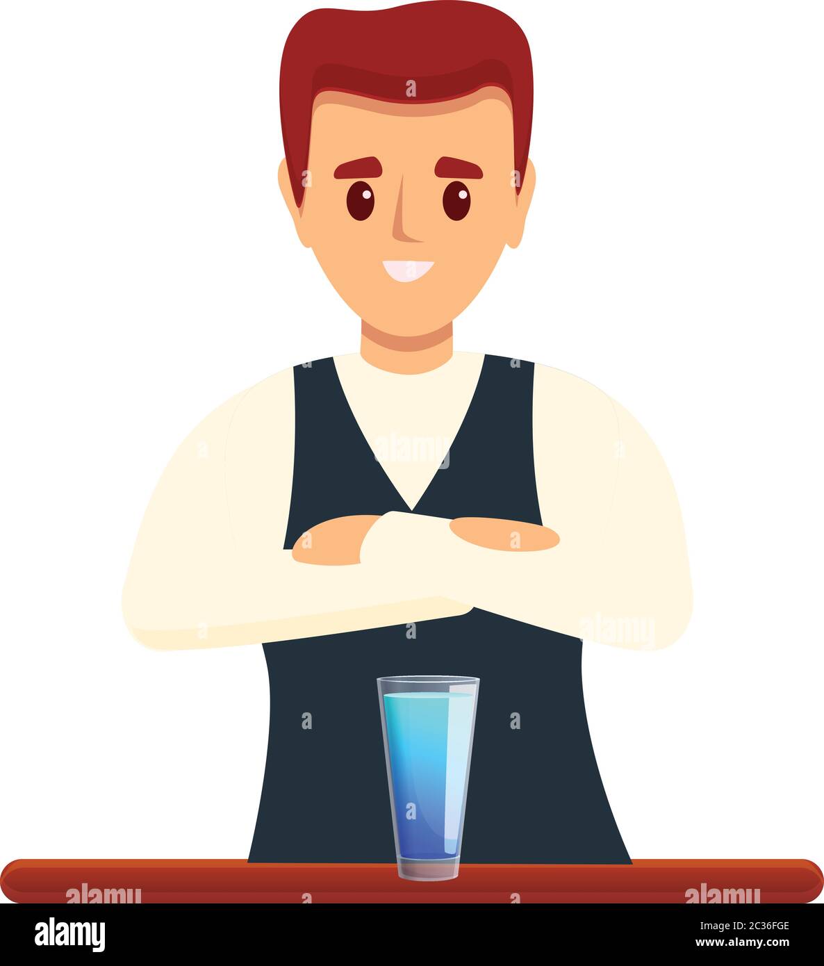 Detail Cartoon Bartender Pictures Nomer 12