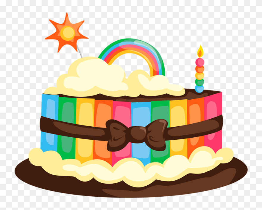 Detail Cartoon Birthday Cake Png Nomer 14