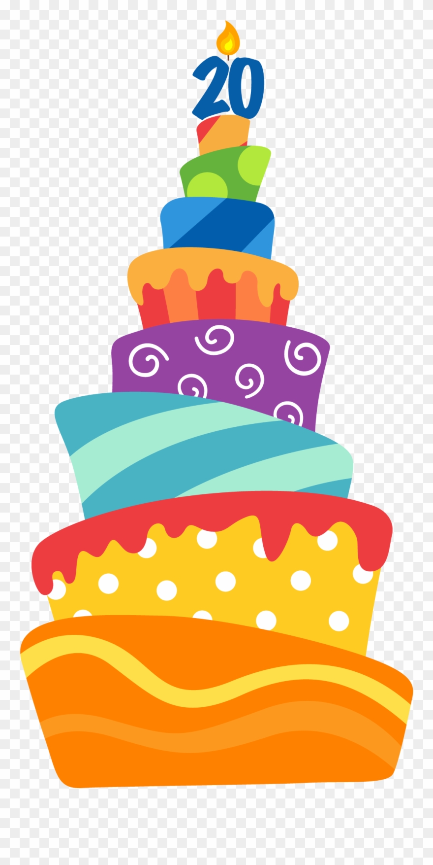 Detail Cartoon Birthday Cake Png Nomer 43