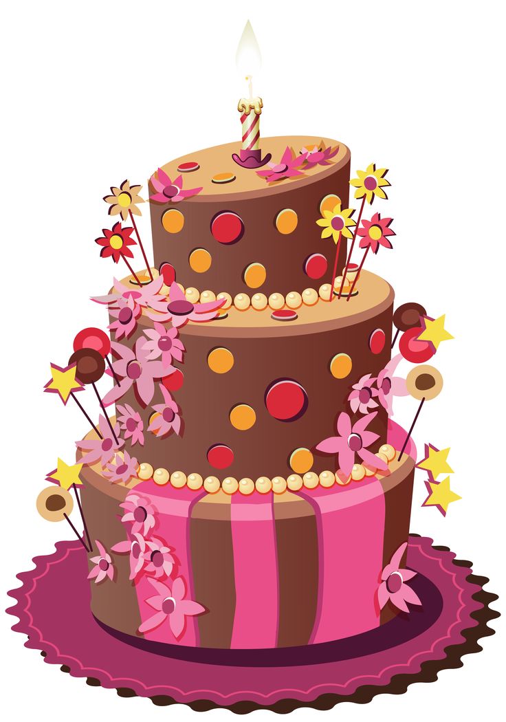 Detail Cartoon Birthday Cake Png Nomer 44