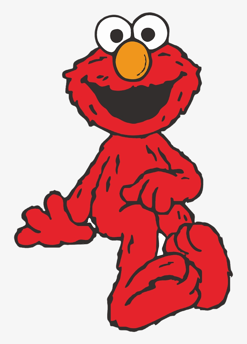 Detail Cartoon Clipart Elmo Nomer 5