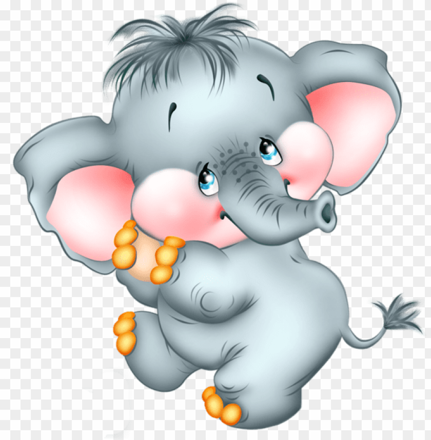 Detail Cartoon Elephant Png Nomer 15