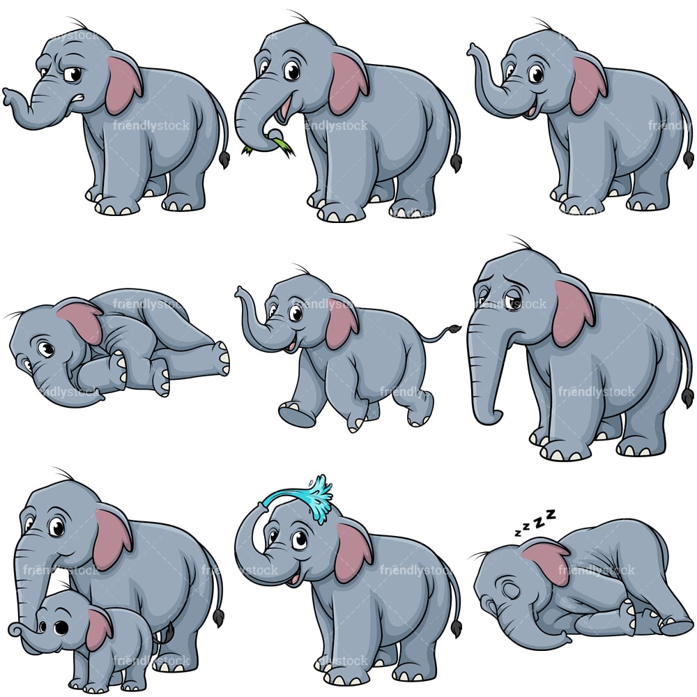 Detail Cartoon Elephant Png Nomer 47