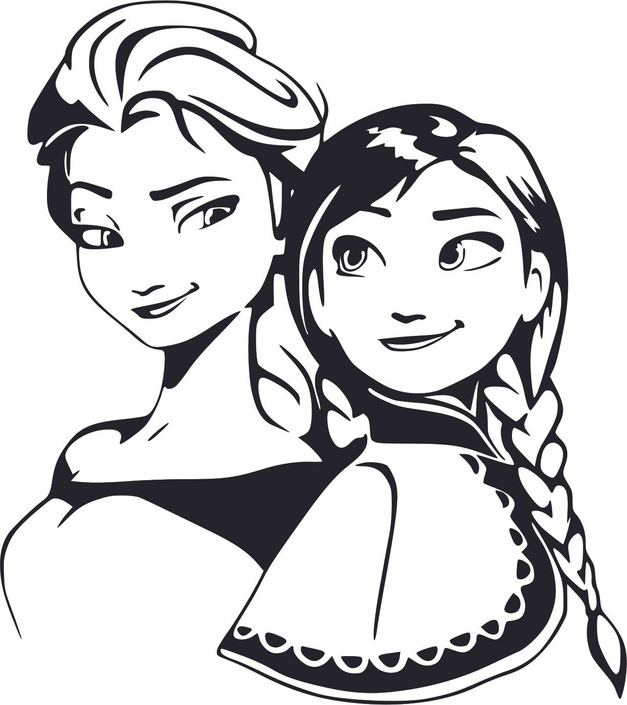 Detail Cartoon Elsa And Anna Nomer 19