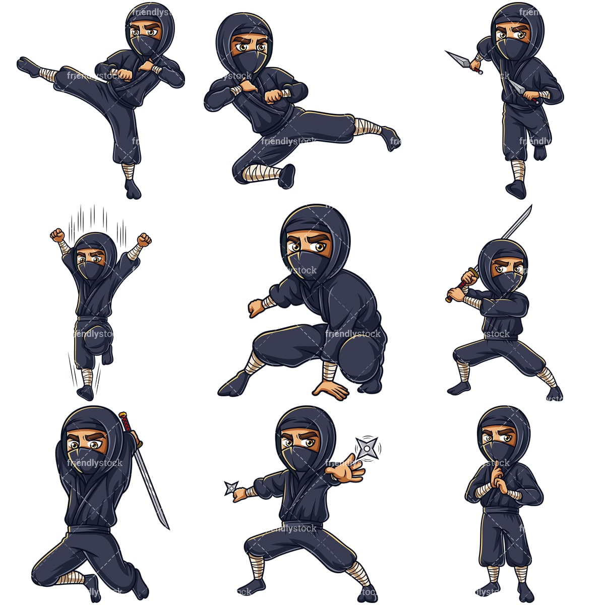 Detail Cartoon Ninja Png Nomer 15