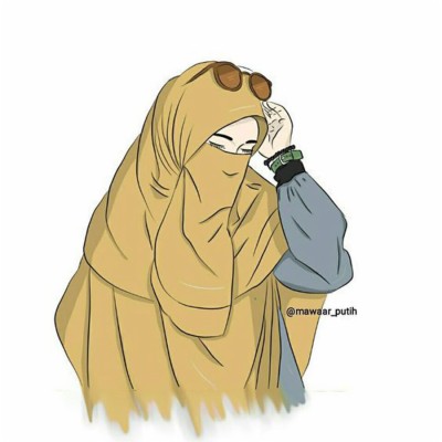 Detail Cartoon Perempuan Muslimah Nomer 31