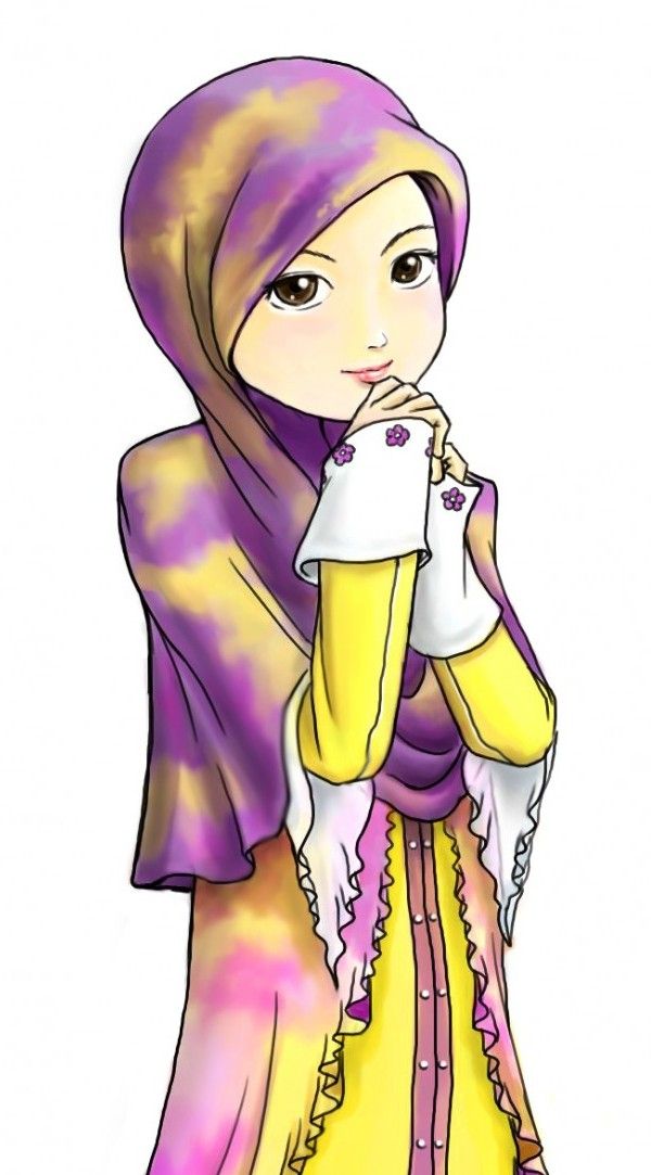 Detail Cartoon Perempuan Muslimah Nomer 51