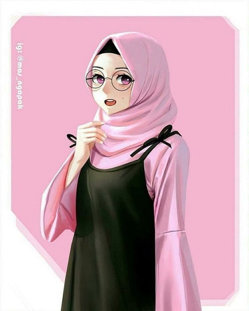 Detail Cartoon Perempuan Muslimah Nomer 53