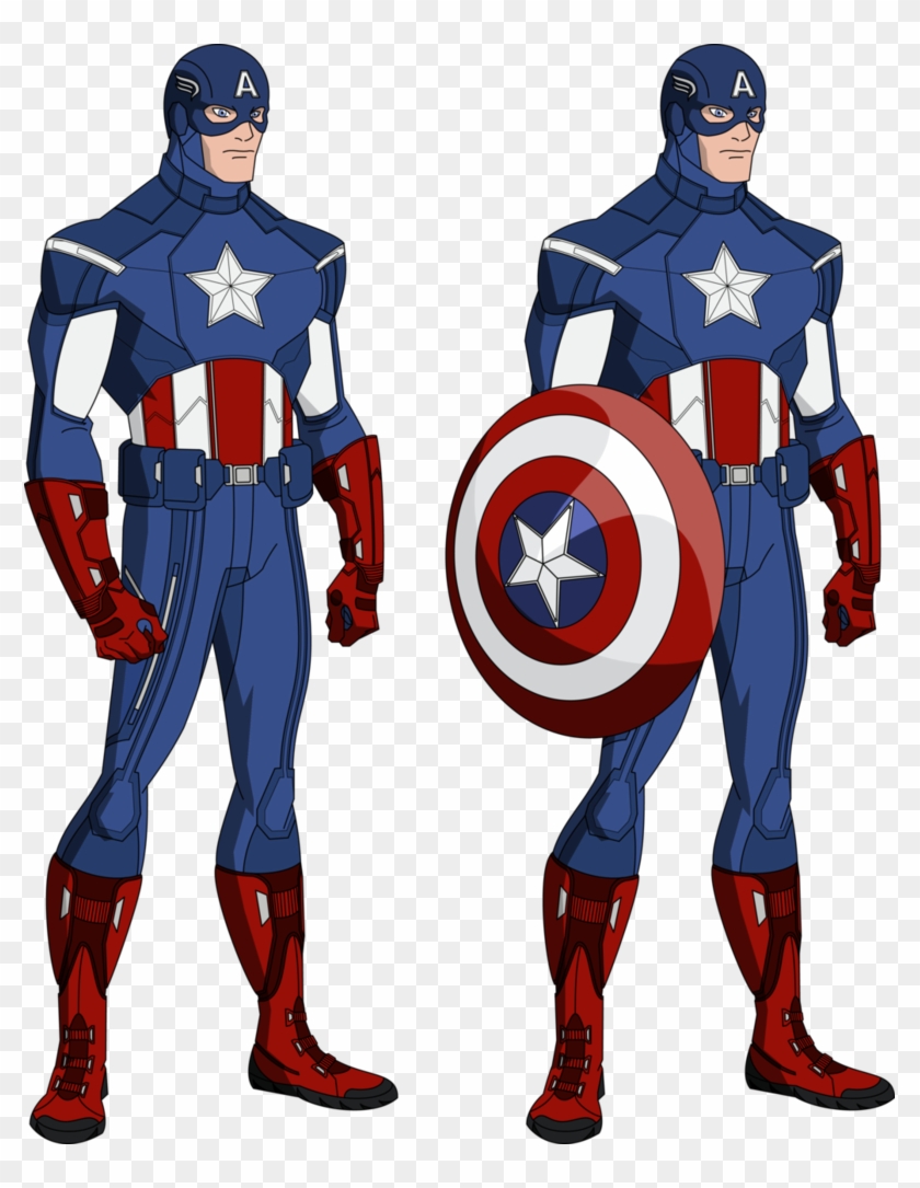 Detail Cartoon Pictures Of Captain America Nomer 31