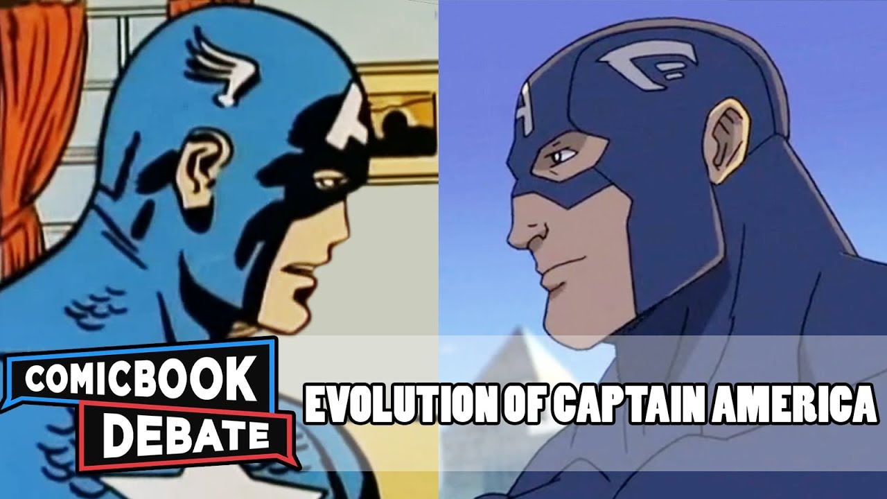 Detail Cartoon Pictures Of Captain America Nomer 37