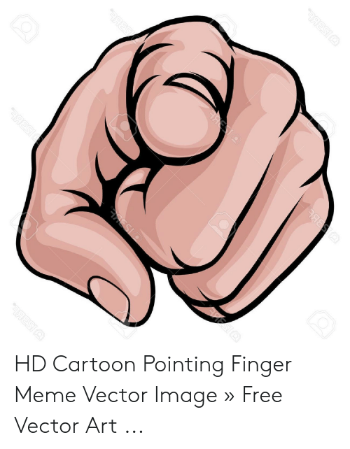 Detail Cartoon Pointing Finger Meme Nomer 9