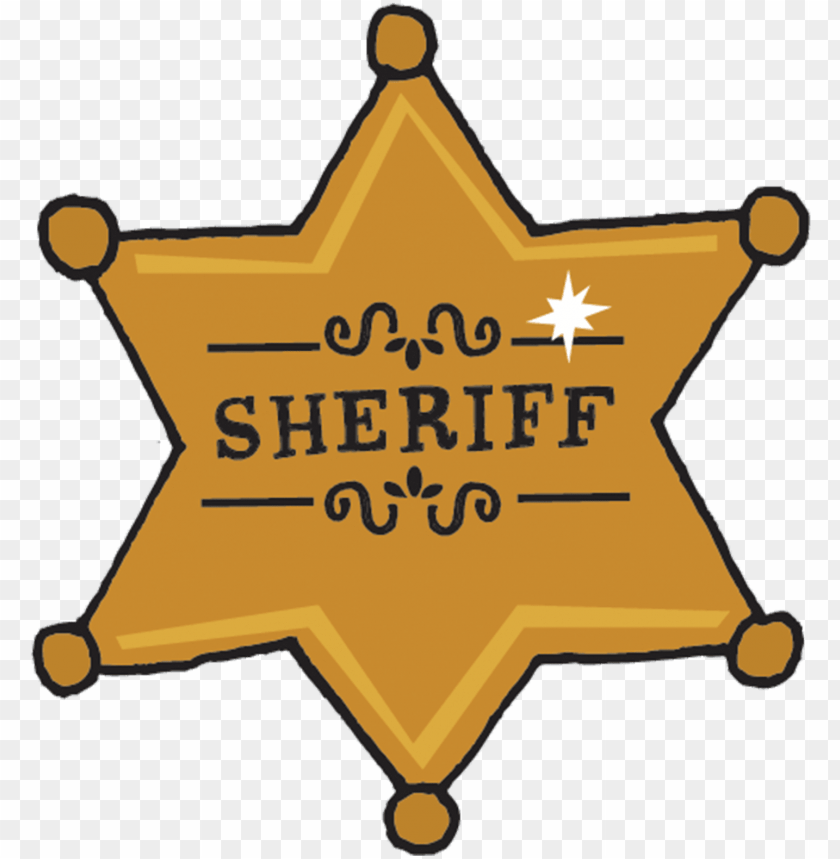 Detail Cartoon Sheriff Badge Nomer 15