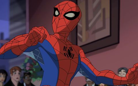 Detail Cartoon Spiderman Images Nomer 43