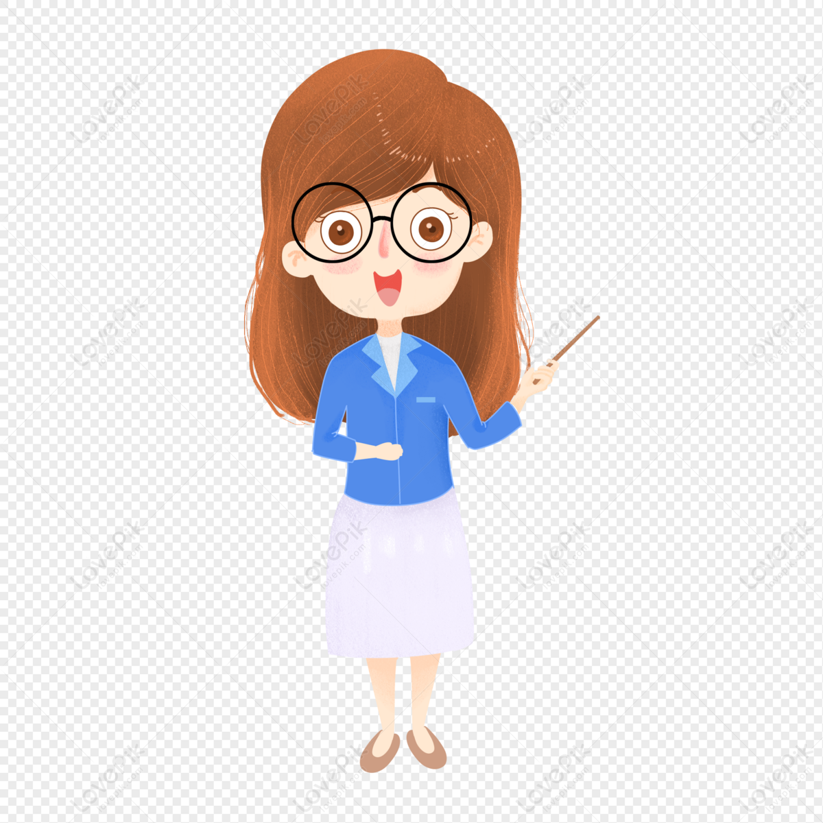 Detail Cartoon Teacher Png Nomer 19