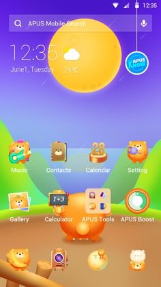 Detail Cartoon Themes For Android Nomer 8