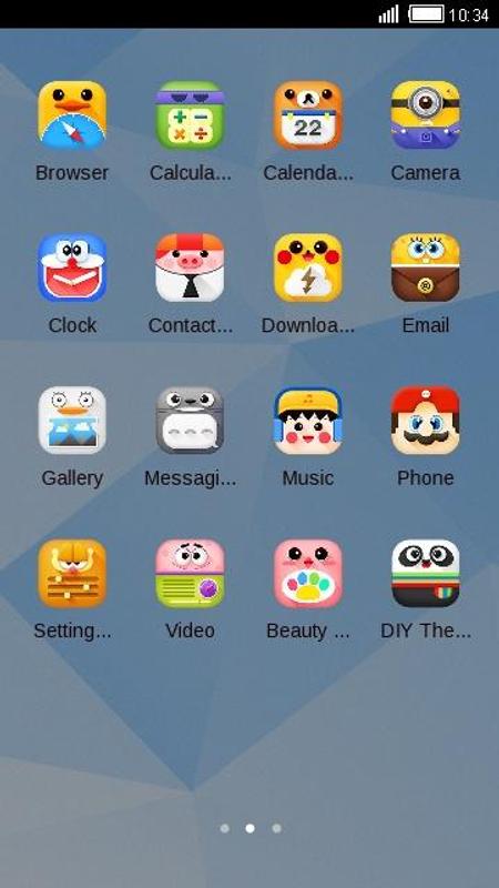 Detail Cartoon Themes For Android Nomer 33