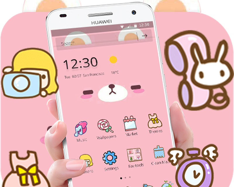 Detail Cartoon Themes For Android Nomer 35