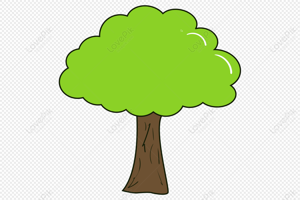 Detail Cartoon Tree Png Nomer 19