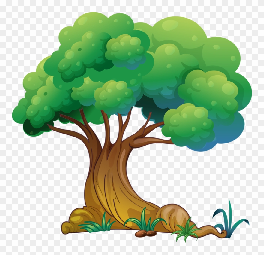 Detail Cartoon Tree Png Nomer 30