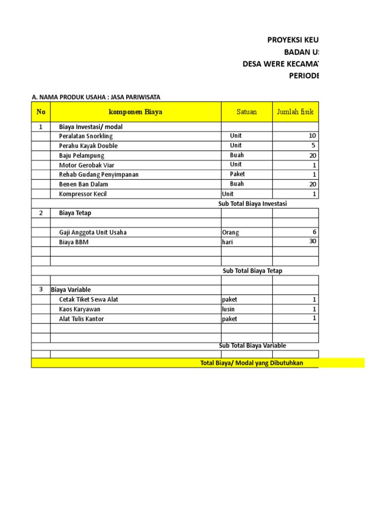 Detail Cash Flow Contoh Nomer 41