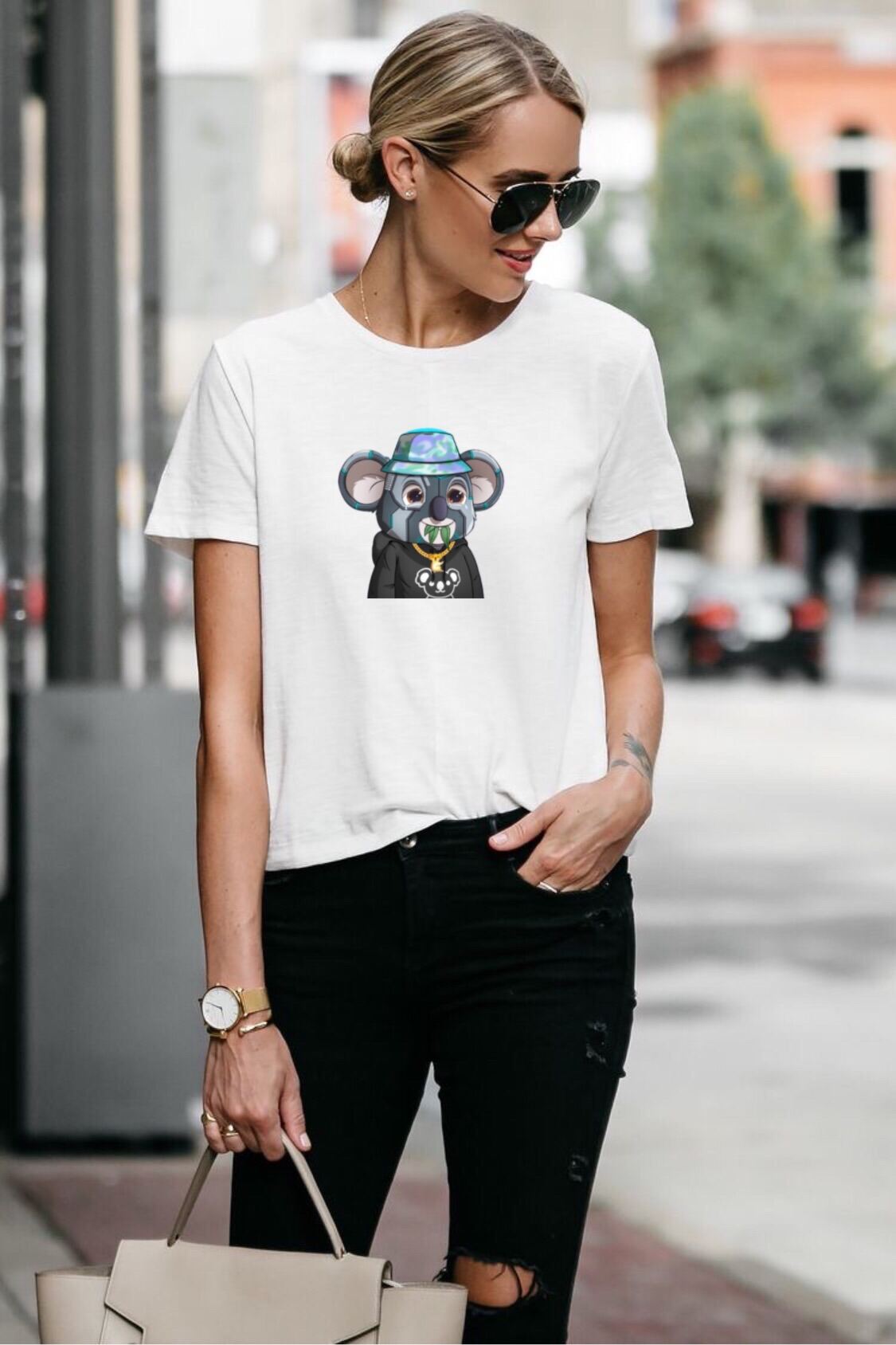 Download Casual Outfit Pria Kaos Gambar Koala Nomer 21