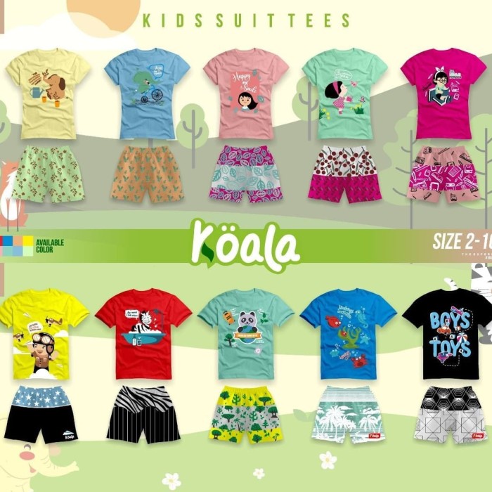 Detail Casual Outfit Pria Kaos Gambar Koala Nomer 34