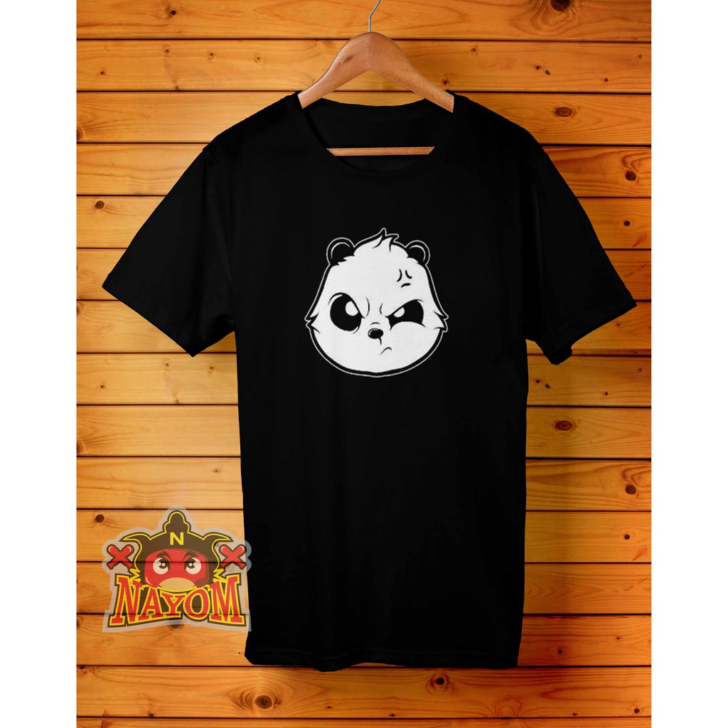 Casual Outfit Pria Kaos Gambar Panda - KibrisPDR