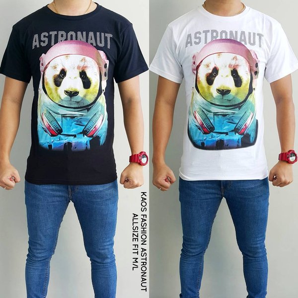 Detail Casual Outfit Pria Kaos Gambar Panda Nomer 40