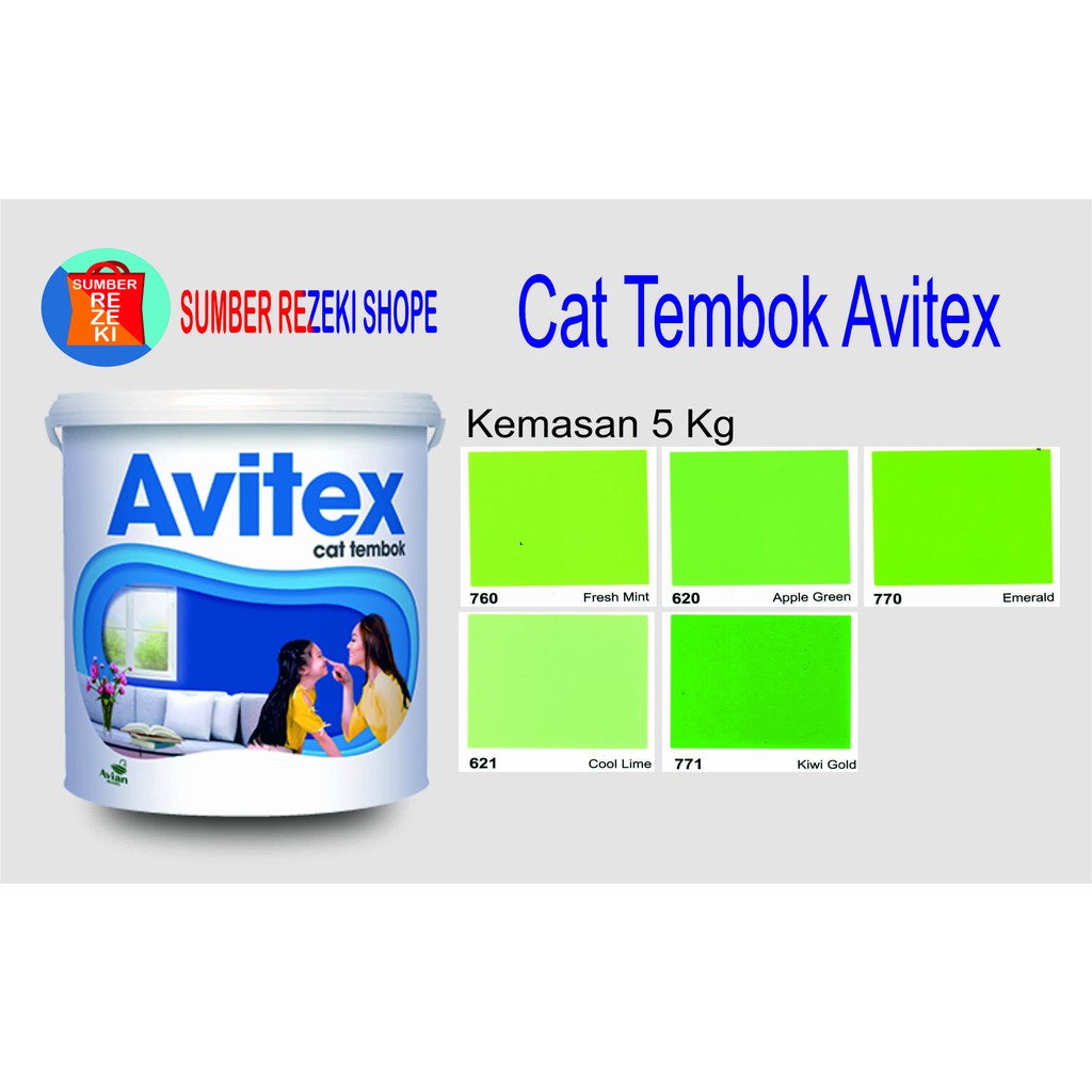 Detail Cat Avitex Warna Nomer 52