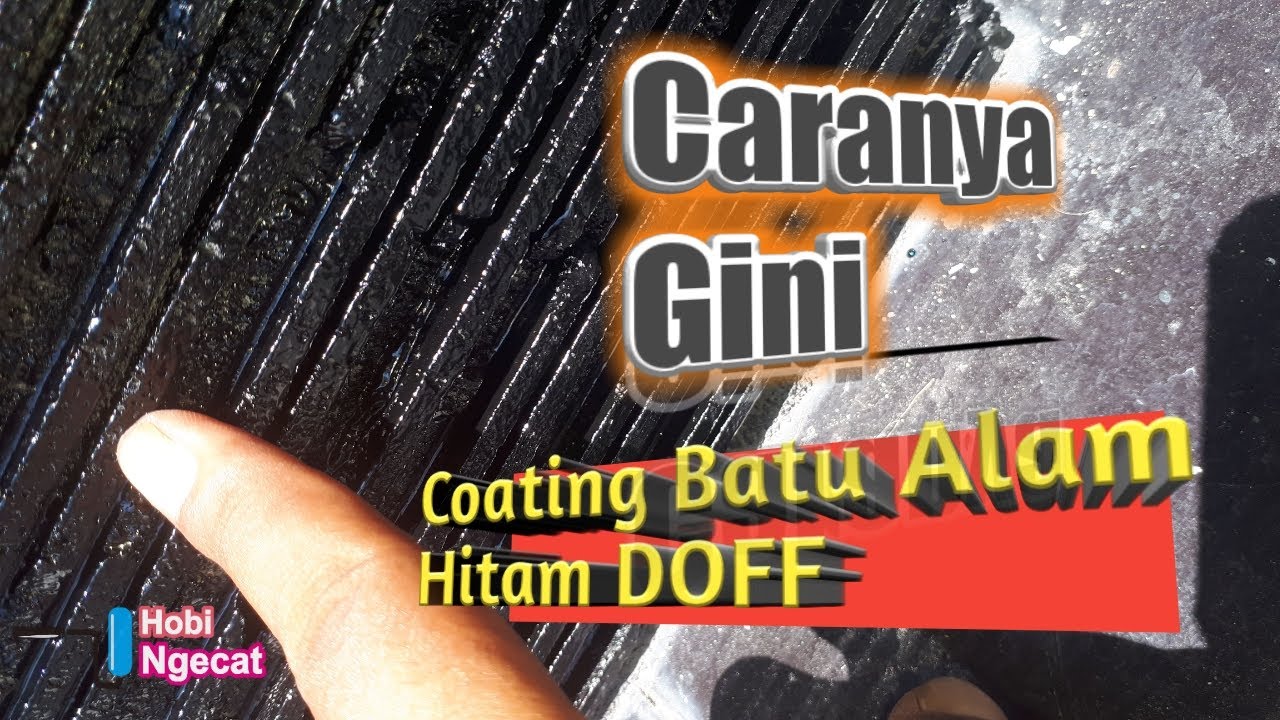 Detail Cat Batu Alam Warna Hitam Nomer 4