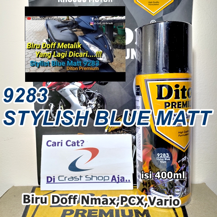 Detail Cat Biru Dongker Doff Nomer 40