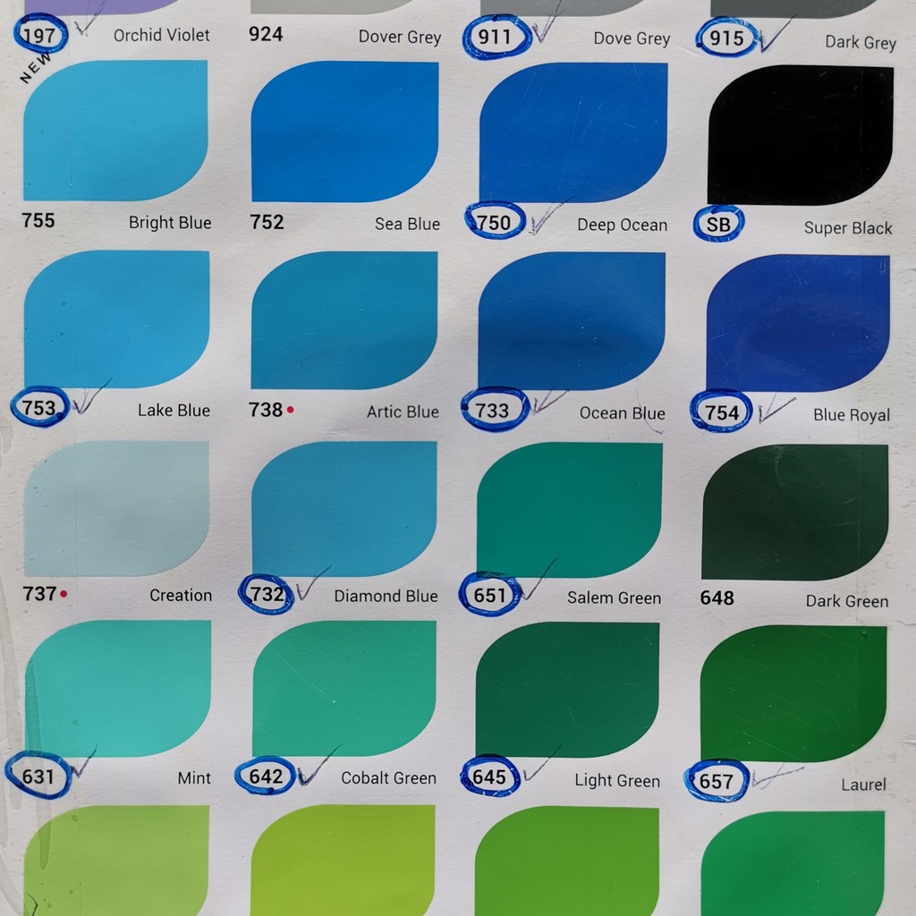 Detail Cat Biru Laut Nomer 15