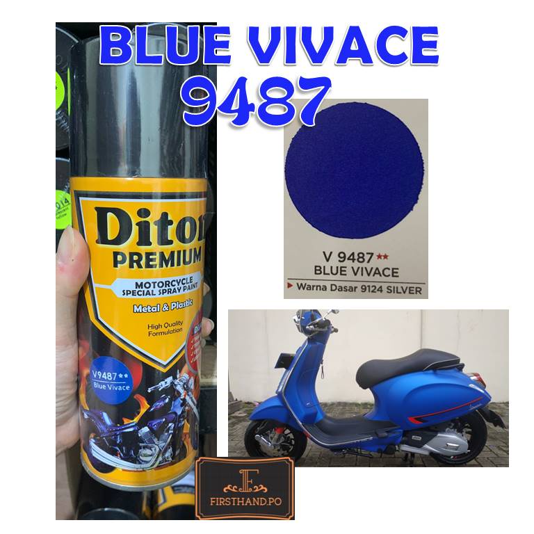 Detail Cat Biru Metalik Doff Nomer 32