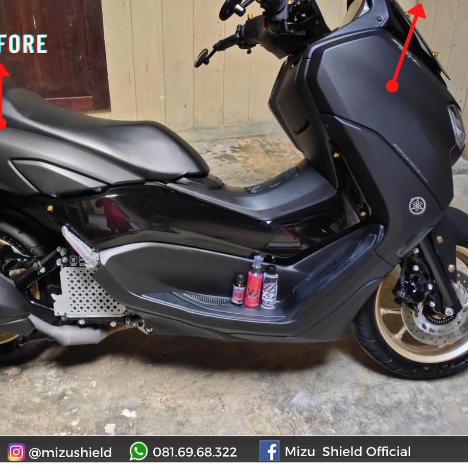 Detail Cat Body Motor Hitam Doff Nomer 11