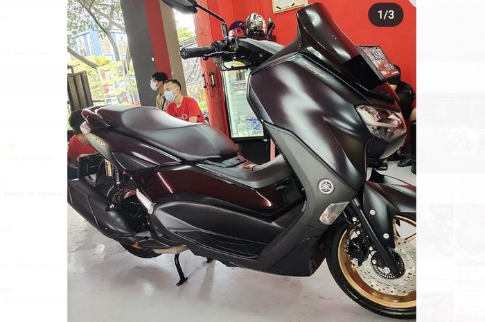 Detail Cat Body Motor Hitam Doff Nomer 26