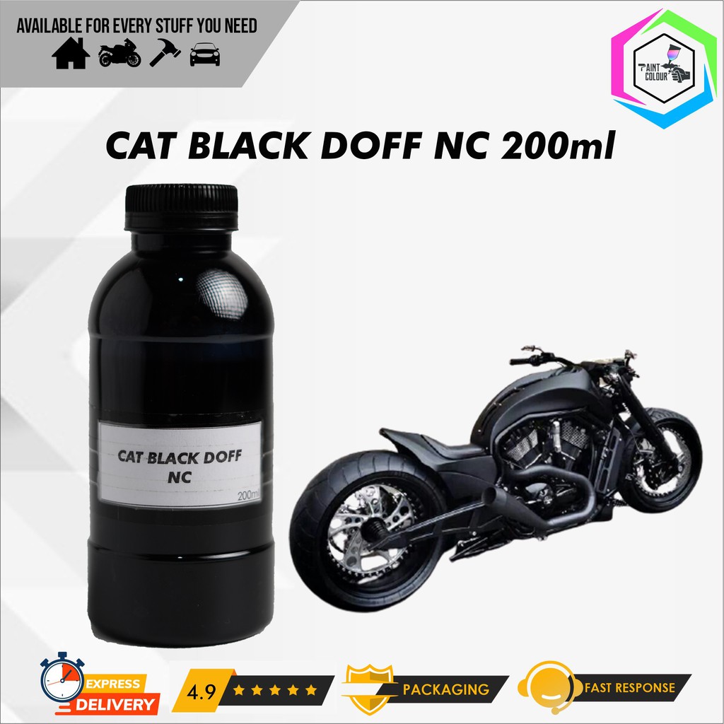 Detail Cat Body Motor Hitam Doff Nomer 40