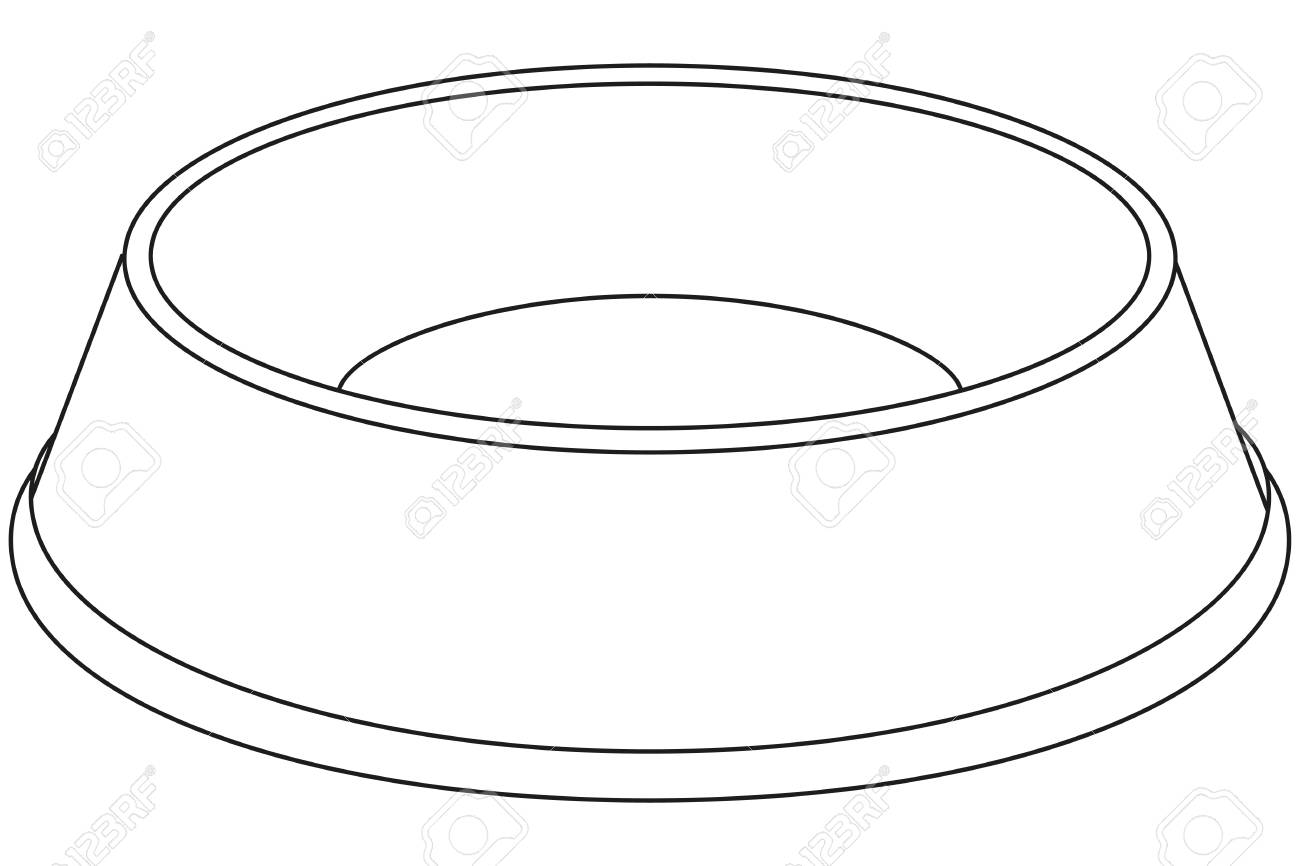 Detail Cat Bowl Clipart Nomer 20