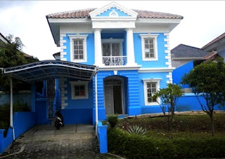 Detail Cat Depan Rumah Warna Biru Nomer 20