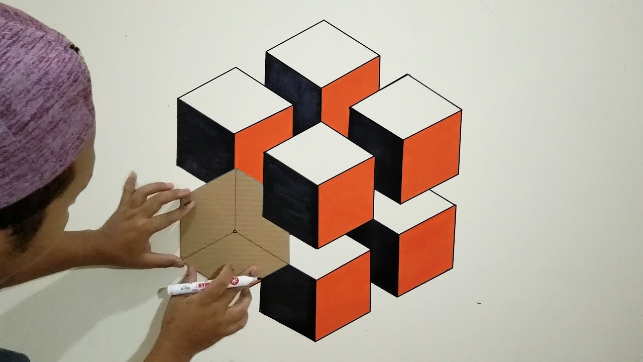 Cat Dinding 3d Sederhana - KibrisPDR