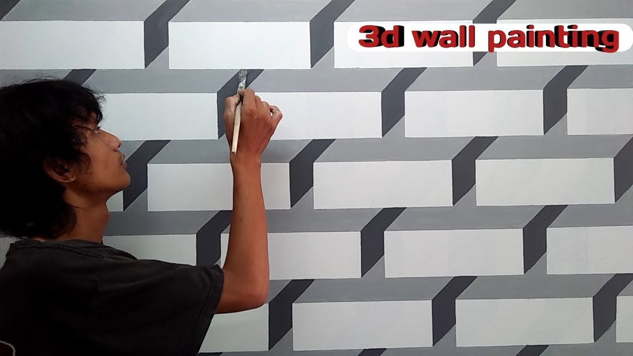Detail Cat Dinding 3d Sederhana Nomer 2