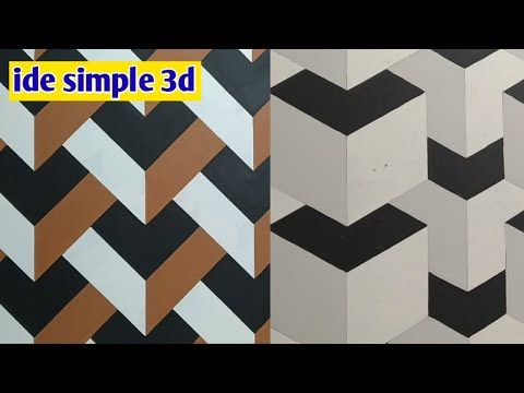 Detail Cat Dinding 3d Sederhana Nomer 21