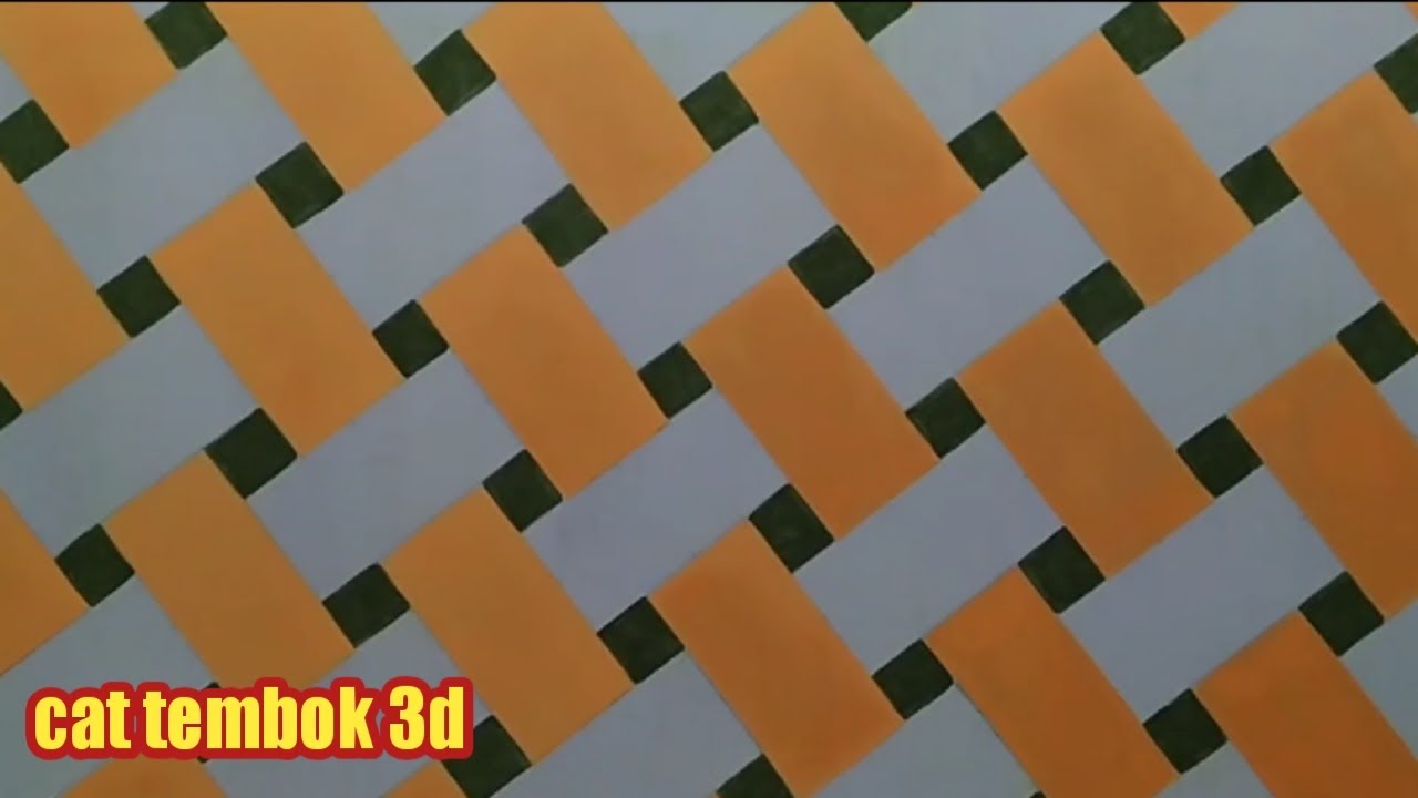 Detail Cat Dinding 3d Sederhana Nomer 4