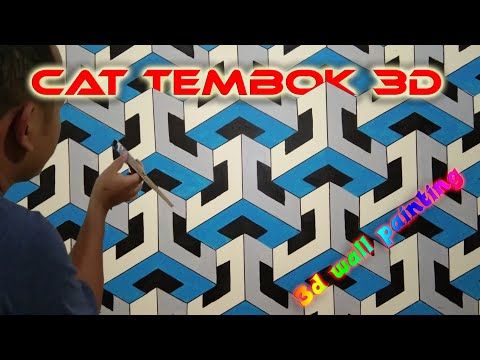 Detail Cat Dinding 3d Sederhana Nomer 35