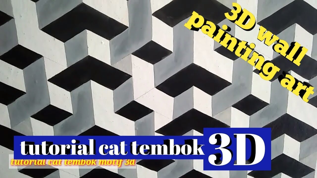 Detail Cat Dinding 3d Sederhana Nomer 6