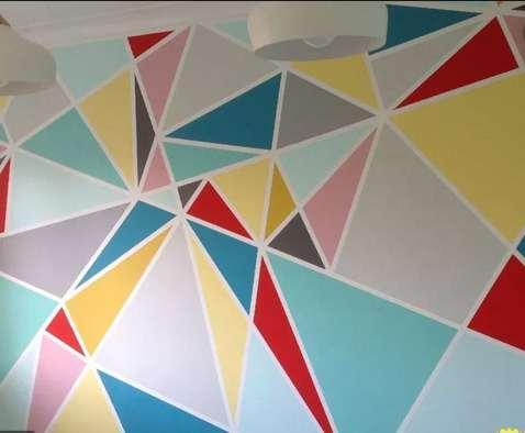 Detail Cat Dinding 3d Sederhana Nomer 55