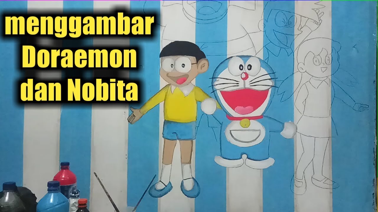 Detail Cat Dinding Kamar Doraemon Nomer 13