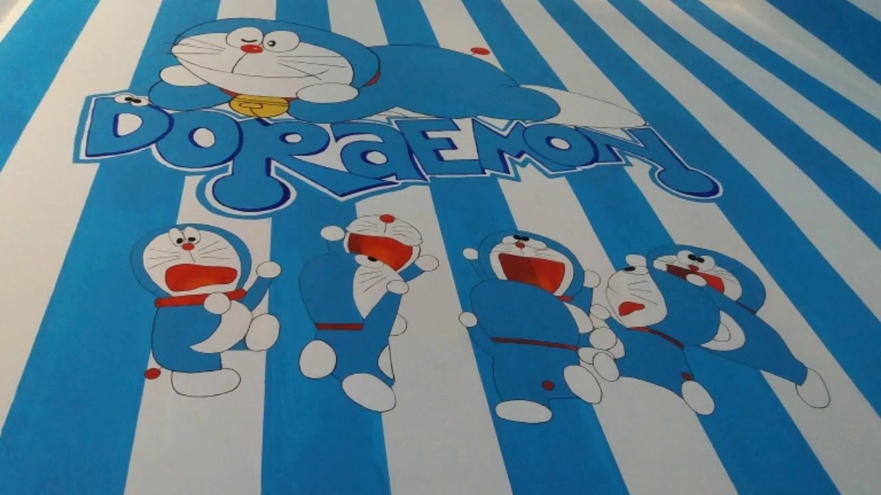 Detail Cat Dinding Kamar Doraemon Nomer 16